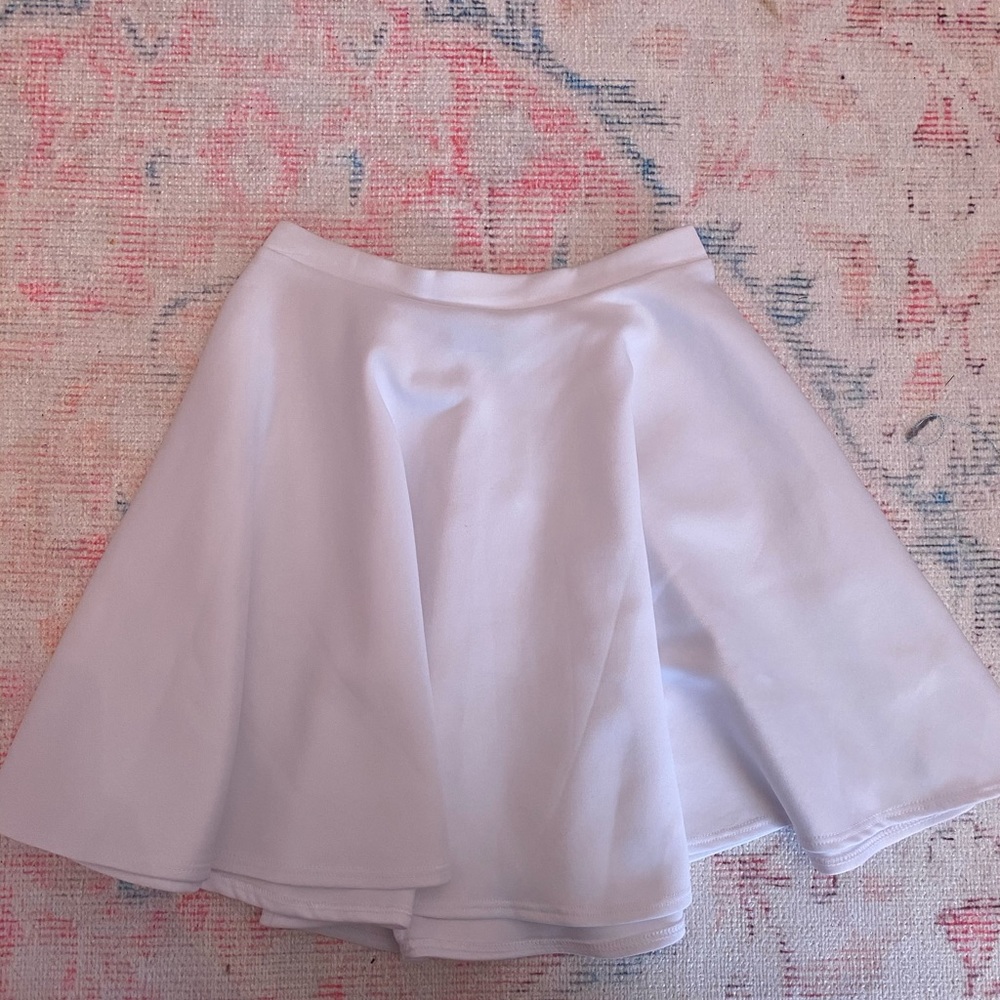 Stretchy Flared Casual Mini Skater Skirt